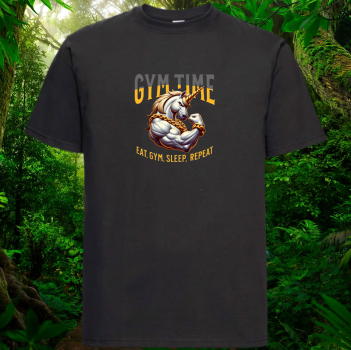 Preview: Tshirt - Unicorn GymTime -